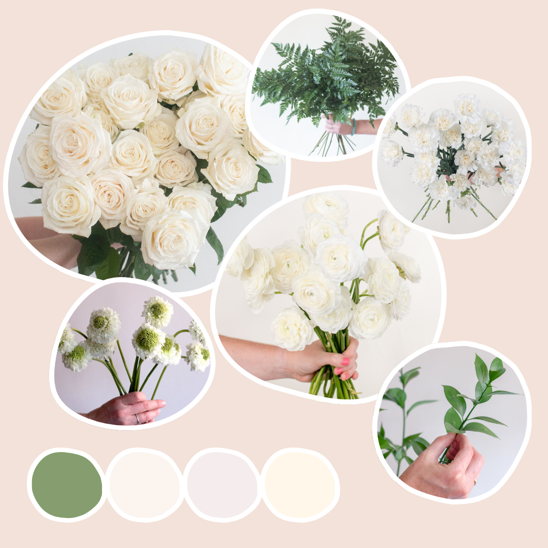 Emerald and Cream Sample Box